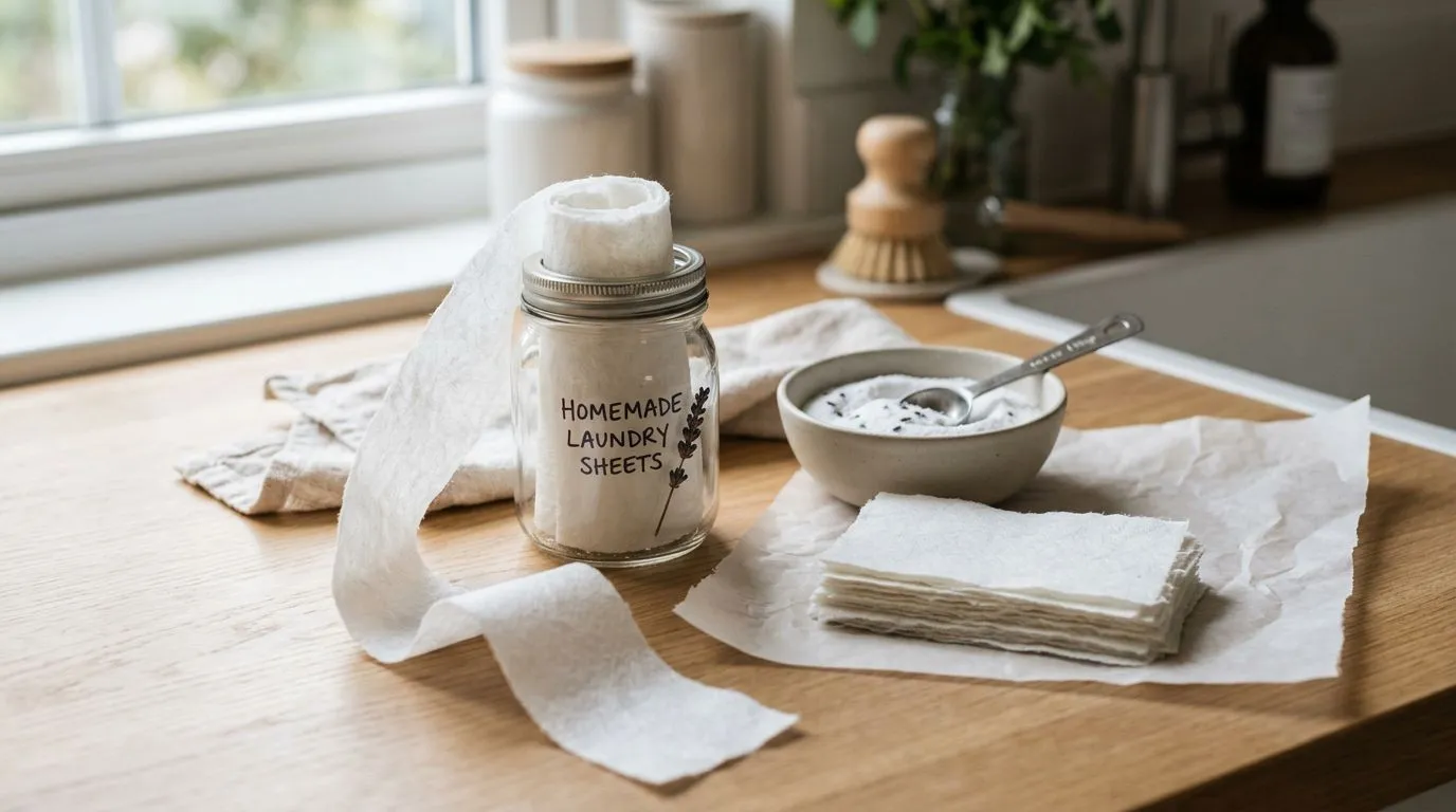DIY Laundry Detergent Sheets for Budget Households